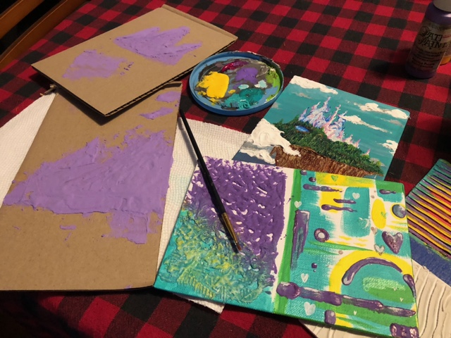 Acrylic Painting with Texture for ages 12-17 with Natalie Lessard - Spring 1 (Mon)