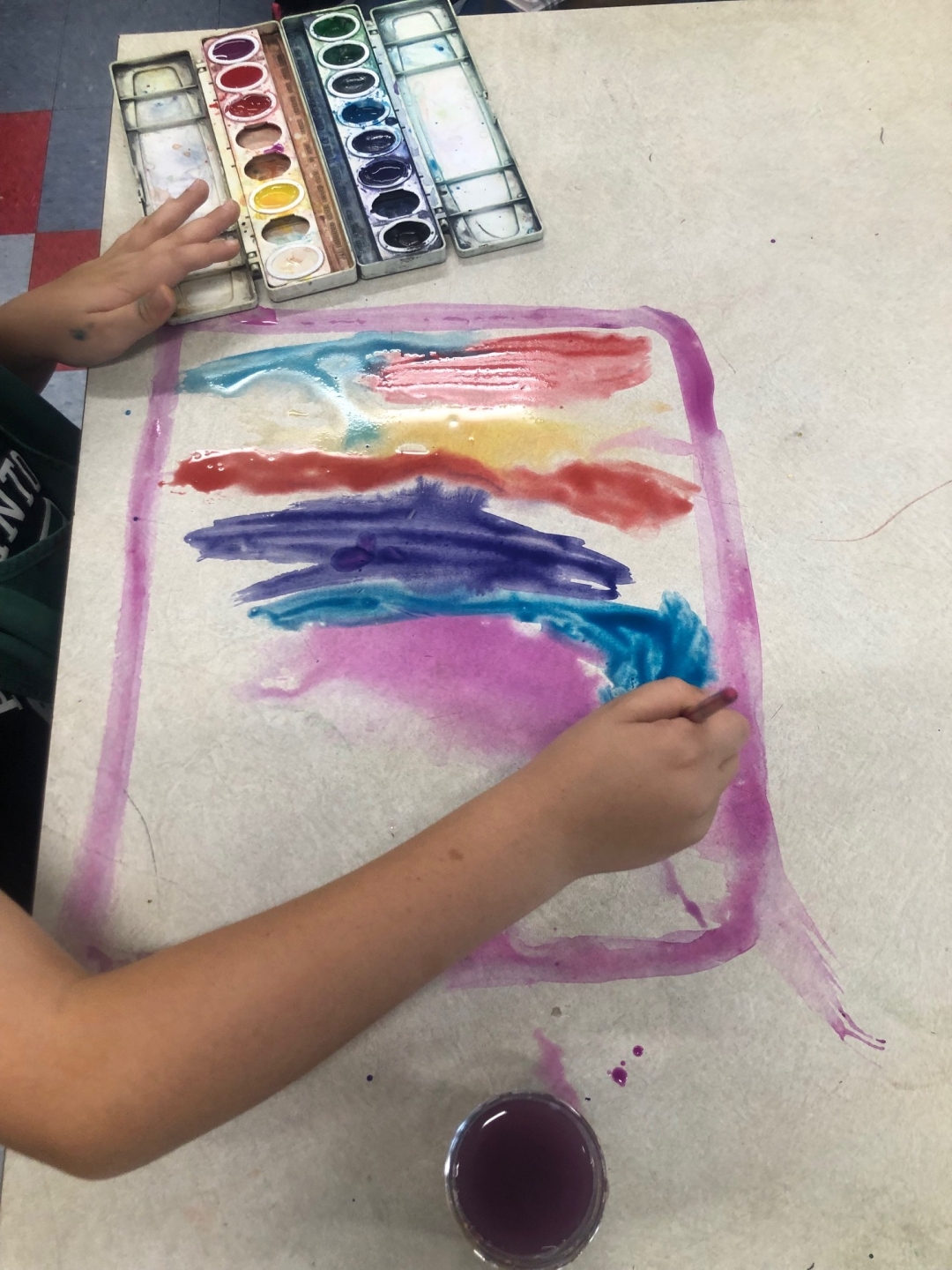 Watercolor and Collage (ages 6-9) with Kim Emerson - Spring 1