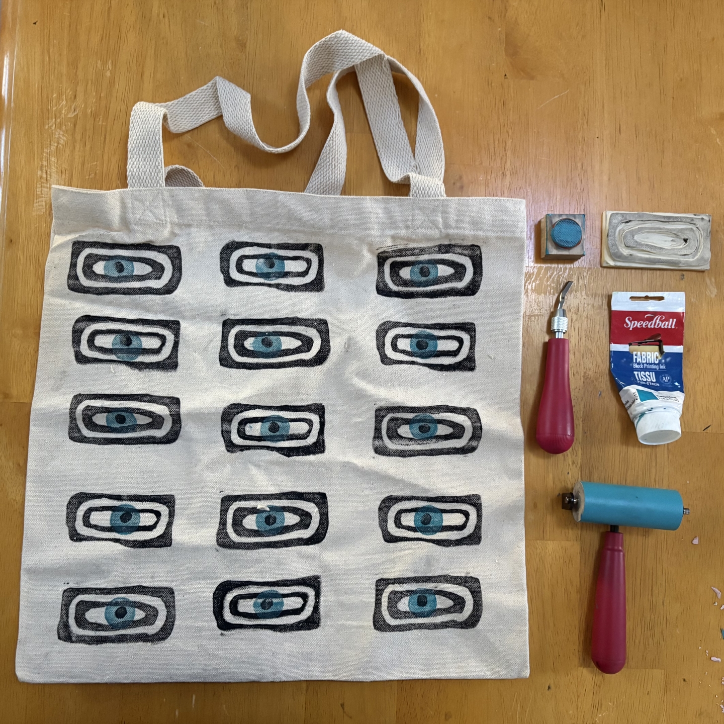 Intro to Block Printing for ages 16+ with Haley Searcy- Summer