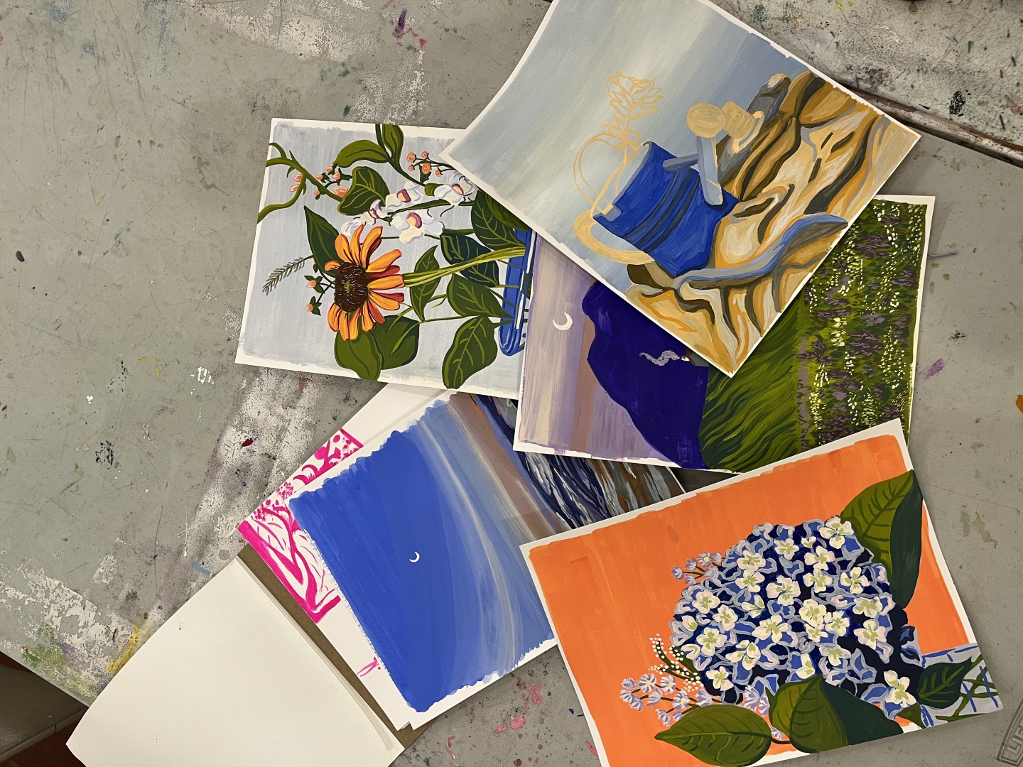 Intro to Gouache Painting with Allyson Poulin (ages 16+) - Summer