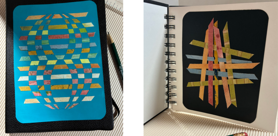 Art Journal and Woven Paper Patterns (ages 10-15) with Jean Reed (one-day) - August 10th