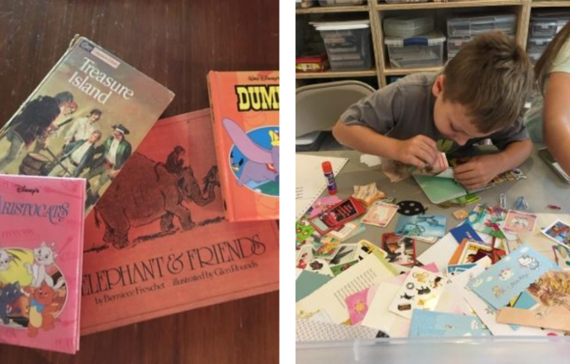 Children's Junk Journal Workshop (ages 5-10) with Jean Reed (one-day) - July 27th